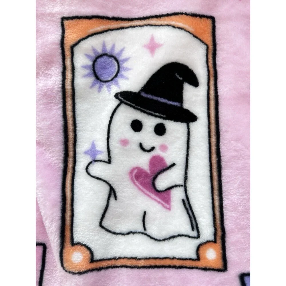 Betsy Johnson Pink Halloween Ultra Plush Throw Blanket 50 X 70“￼